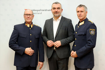 Die verkehrssicherheitsbiland präsentiert von Landesrat Dorner und Polizei Burgenland