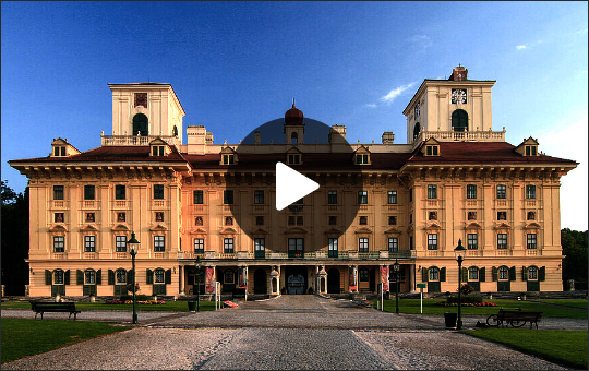 Blick auf das Schloss Esterhazy