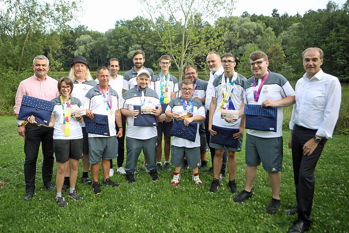 Empfang für burgenländische TeilnehmerInnen der Special Olympics World