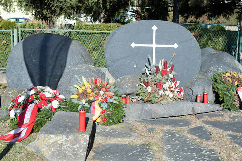 Mahnmal für Roma und Sinti in der Gemeinde Lackenbach.