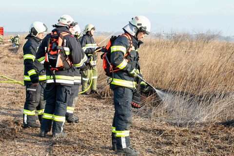 Fotos von der Brandschutzübung in Jois