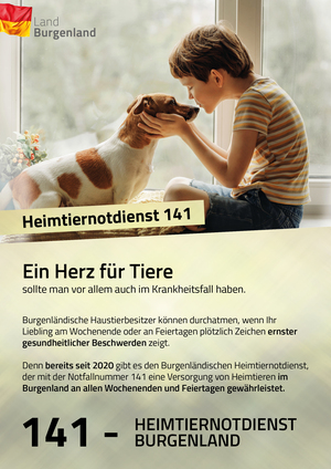 Plakat Heimtiernotdienst