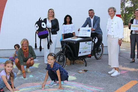 Straßenmal-Wettbewerb "Blühende Straßen" in Mattersburg