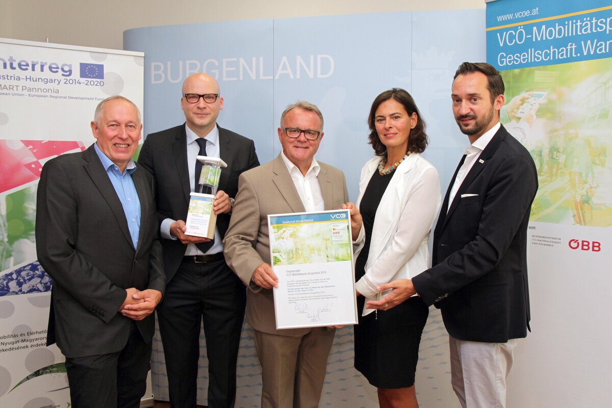 Neusiedler See Card Gewinnt VcÖ Mobilitätspreis Burgenland Land Burgenland