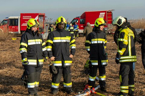 Fotos von der Brandschutzübung in Jois