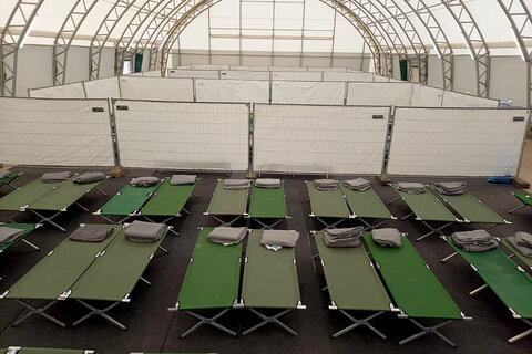 Nova Rock-Halle ist für Aufnahme von Flüchtlingen bereit