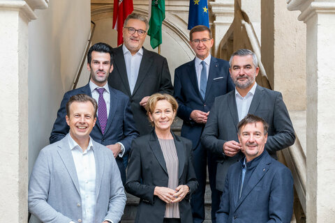 Sportlandesrat Heinrich Dorner bei der Landessportreferentenkonferenz in Graz