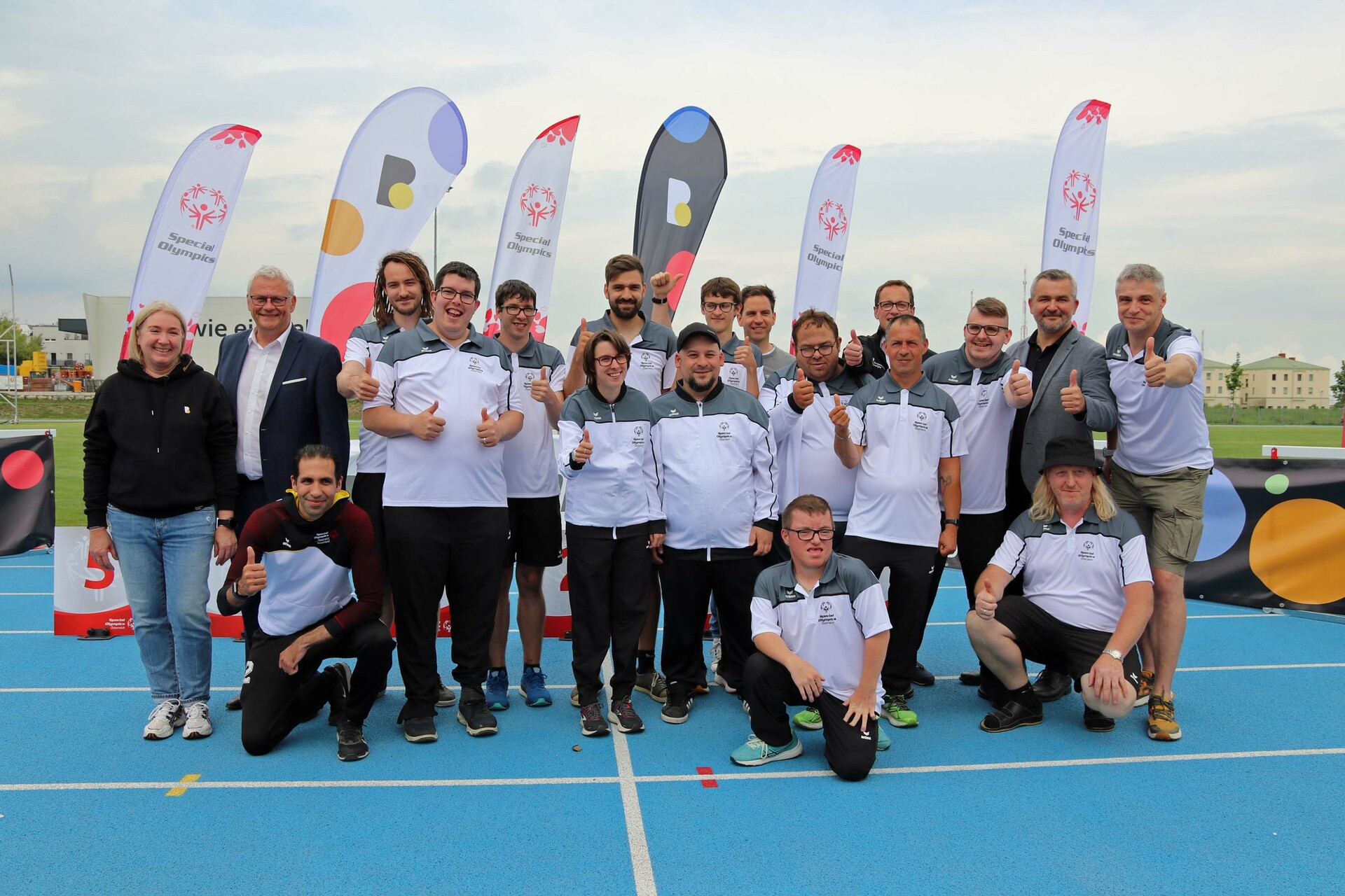 Verabschiedung der Special Olympics TeilnehmerInnen